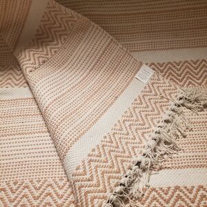 Accent Rug Studiobelle 36x60 Cotton Fringe Chevron Pattern NWT